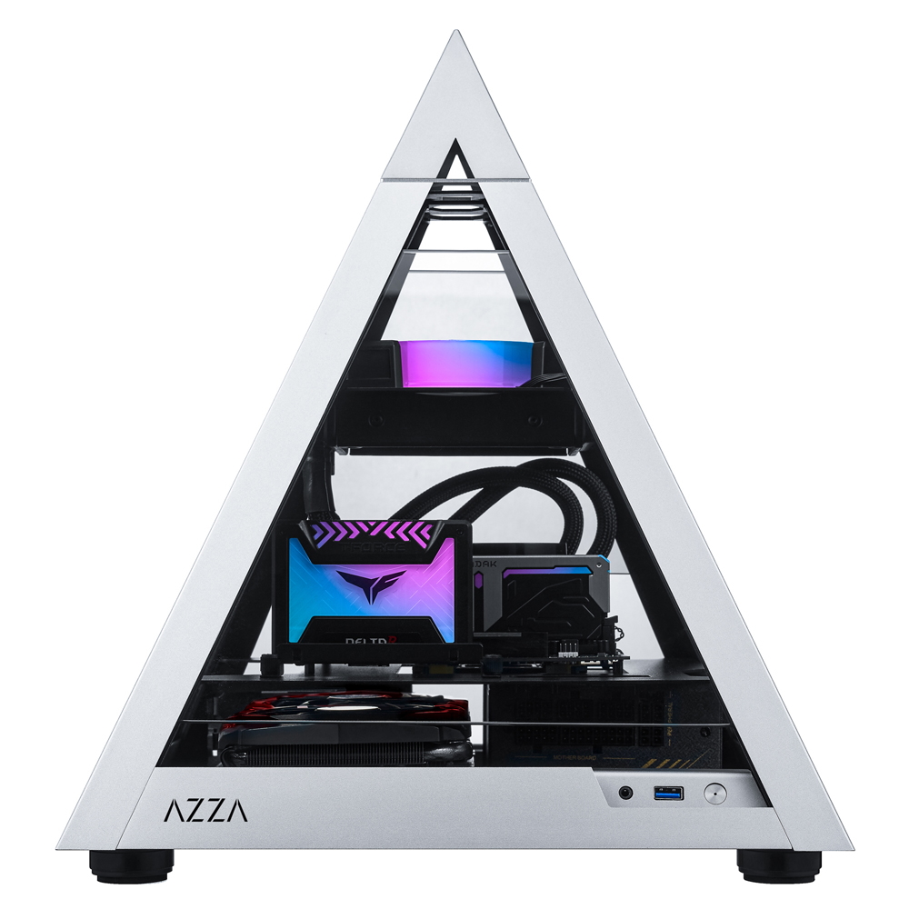 AZZAより、超個性的なピラミッド型PCケース3製品が発売｜株式会社aiuto 